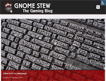 Tablet Screenshot of gnomestew.com